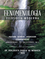 Fenomenología: Filosofía Moderna