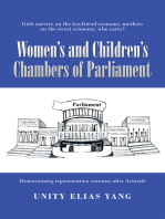 Women's and Children's Chambers of Parliament: 1) Girls Survive on the Boyfriend Economy, Mothers on the Sweat Economy ; 2) Democratizing Representation Centuries After Aristotle