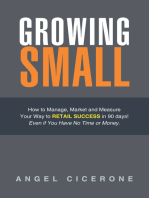 Growing Small: How to Manage, Market and Measure Your Way to Retail Success in 90 Days! Even If You Have No Time or Money.