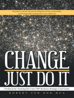 Change—Just Do It: Productivity Training Kit Cum Osp Business Strategy Card Game