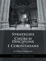 Strategies in Church Discipline from 1 Corinthians: A Chinese Perspective