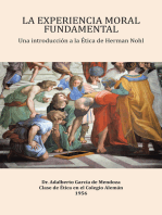 La Experiencia Moral Fundamental: Una Introducción a La Ética De Herman Nohl