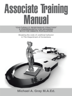 Associate Training Manual: “Culturally Responsive Practice” a Prerequisite for Working with the Inmate Population