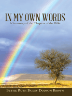 In My Own Words: A Summary of the Chapters of the Bible