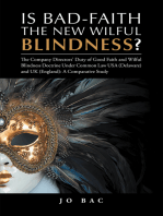 Is Bad-Faith the New Wilful Blindness?: The Company Directors’ Duty of Good Faith and Wilful Blindness Doctrine Under Common Law Usa (Delaware) and Uk (England): a Comparative Study