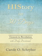History in 30 Days: Genesis to Revelation with Daily Devotionals