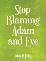 Stop Blaming Adam and Eve