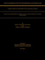 Encyclopaedia of International Aviation Law: Volume 4 English and French Version Version Englaise Et Française 2013 Edition