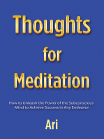 Thoughts for Meditation