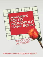 Amanti’s Poetry Monopoly Game Book: Who’s Yo Author?