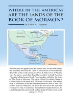 Where in the Americas Are the Lands of the Book of Mormon?