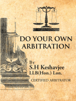 Do Your Own Arbitration