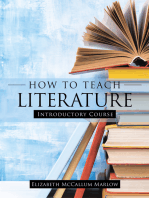 How to Teach Literature