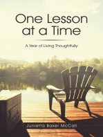 One Lesson at a Time: A Year of Living Thoughtfully