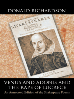 Venus and Adonis and the Rape of Lucrece: An Annotated Edition of the Shakespeare Poems