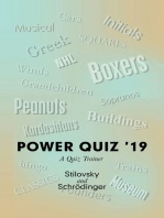 Power Quiz ’19: A Quiz Trainer