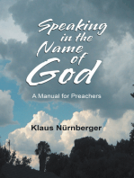 Speaking in the Name of God: A Manual for Preachers