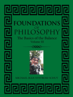 Foundations of Philosophy: The Basics of the Balance (Volume Iil)