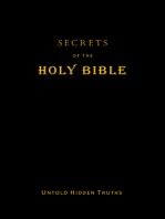 Secrets of the Holy Bible: Untold Hidden Truths