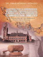 La Naturaleza De La Jurisprudencia Internacional En Materia De Derechos Humanos Y Su Vinculatoriedad En El Ámbito Estatal Doméstico