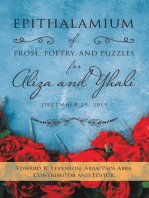 Epithalamium of Prose, Poetry, and Puzzles for Aliza and Yhali: December 29, 2019