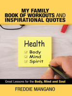 My Family Book of Workouts and Inspirational Quotes