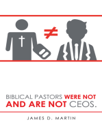 Biblical Pastors Were Not and Are Not Ceos.