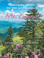 Contributions to the Knowledge of Mt. Carmel by Dr. E Graf Von Mülinen
