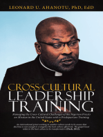 Cross-Cultural Leadership Training: Managing the Cross-Cultural Challenges of the Nigerian Priests on Mission in the United States with a Predeparture Training