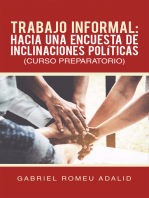 Trabajo Informal: Hacia Una Encuesta De Inclinaciones Políticas (Curso Preparatorio)