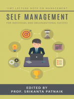 Self-Management: For Individual and Organizational Success