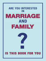 Are You Interested in Marriage and Family: Is This Book for You?