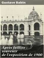 Après faillite : souvenir de l'exposition de 1900