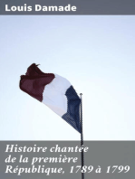 Histoire chantée de la première République, 1789 à 1799