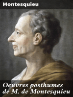Oeuvres posthumes de M. de Montesquieu