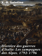 Histoire des guerres d'Italie: Les campagnes des Alpes, 1792-1796