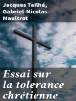 Essai sur la tolerance chrétienne