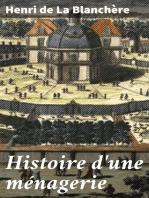 Histoire d'une ménagerie