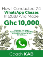 Make Money From WhatsApp Classes