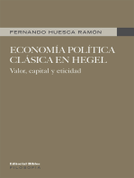 Economía política clásica en Hegel: Valor, capital y eticidad