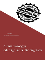Criminology Study and Analyses