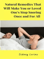 Natural Remedies That Will Make You or Loved One Stop Snoring Once and for All