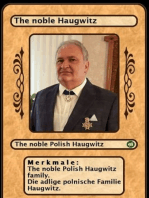 The noble Polish Haugwitz family. Die adlige polnische Familie Haugwitz.