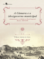 A Câmara e o (des)governo municipal: Administração e civilidade no Brasil Imperial (Recife, 1829-1849)