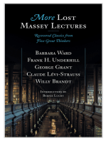 More Lost Massey Lectures: Recovered Classics from Five Great Thinkers