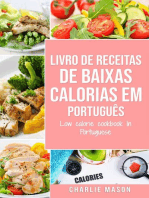 Livro de receitas de baixas calorias Em português/ Low calorie cookbook In Portuguese
