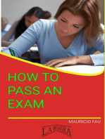 How To Pass An Exam: STUDY SKILLS