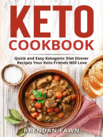 Keto Cookbook, Quick and Easy Ketogenic Diet Dinner Recipes Your Keto Friends Will Love