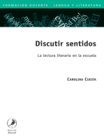 Discutir sentidos: La lectura literaria en la escuela