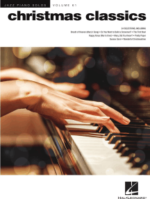 Christmas Classics: Jazz Piano Solos Series Vol. 61